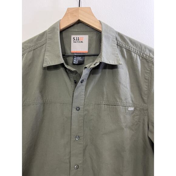 511 Tactical Button Down Shirt S Office Outdoor Hike Travel Performance Utility - Picture 2 of 14